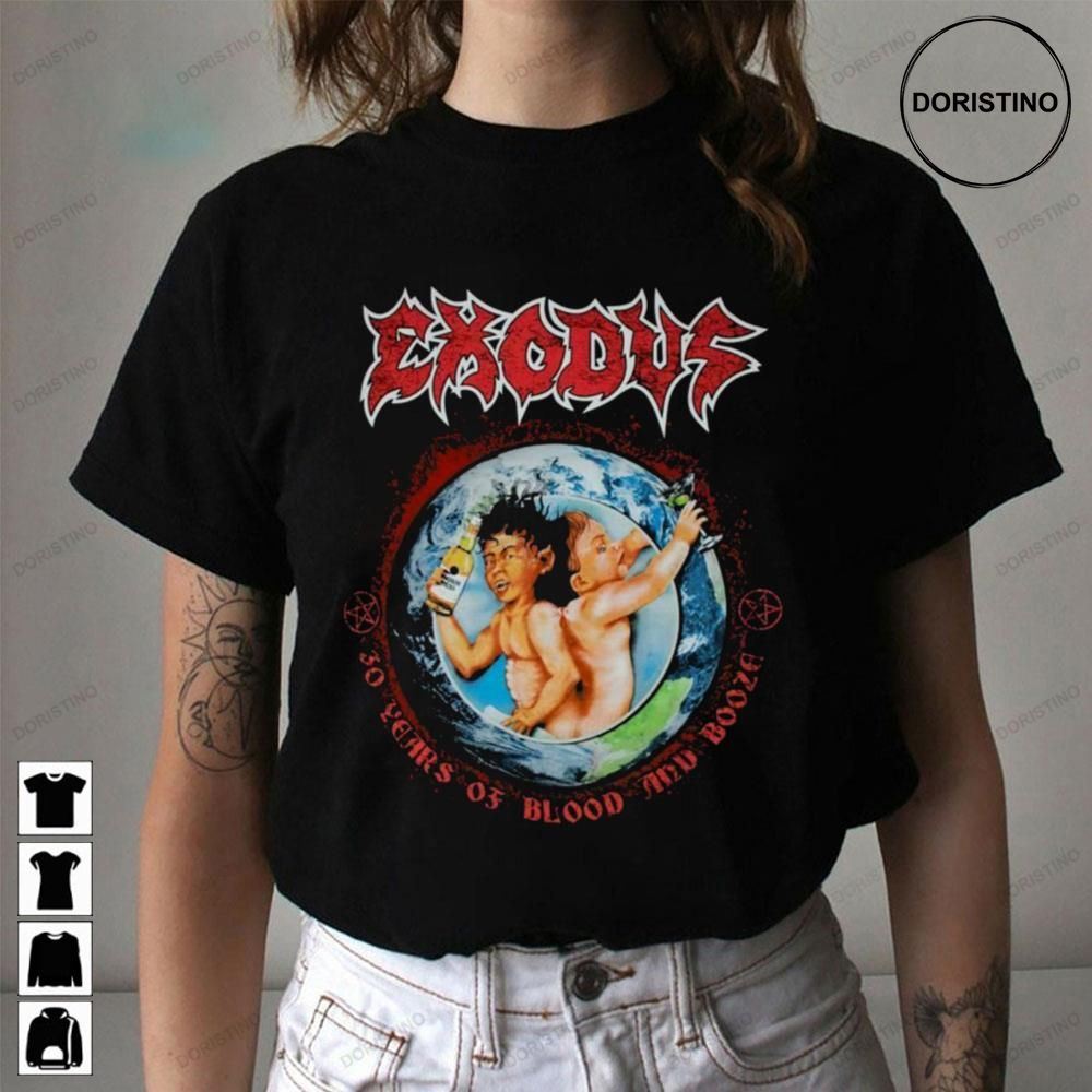 30 Years Of Blood And Booze Exodus Limited Edition T-shirts